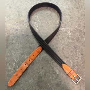 Vintage Ralph Lauren Navy and Brown Belt